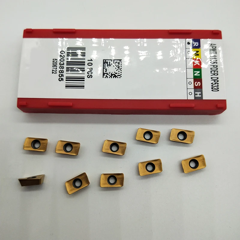 10 шт. APMT1135PDER DP5320 токарный станок режущие инструменты с ЧПУ лезвия сплава вставки