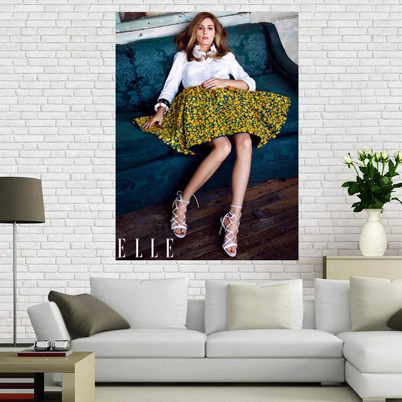 Художественный постер на холсте Оливия Палермо заказ Постер большого размера