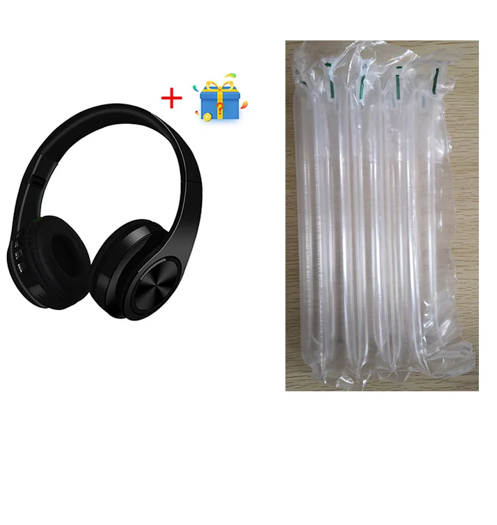No box black Bluetooth наушники TF карты линии подключить беспроводной гарнитуры Стерео havy бас Hi-Fi наушники аккумулятора для мобильного телефона - Цвет: No box black