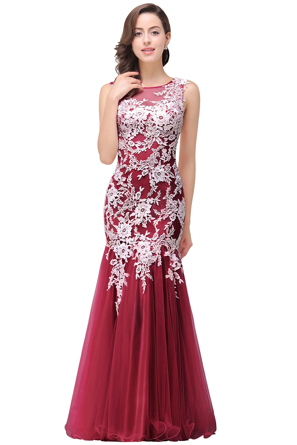 Настоящее фото прекрасные розовые кружевные вечерние платья русалки аппликация