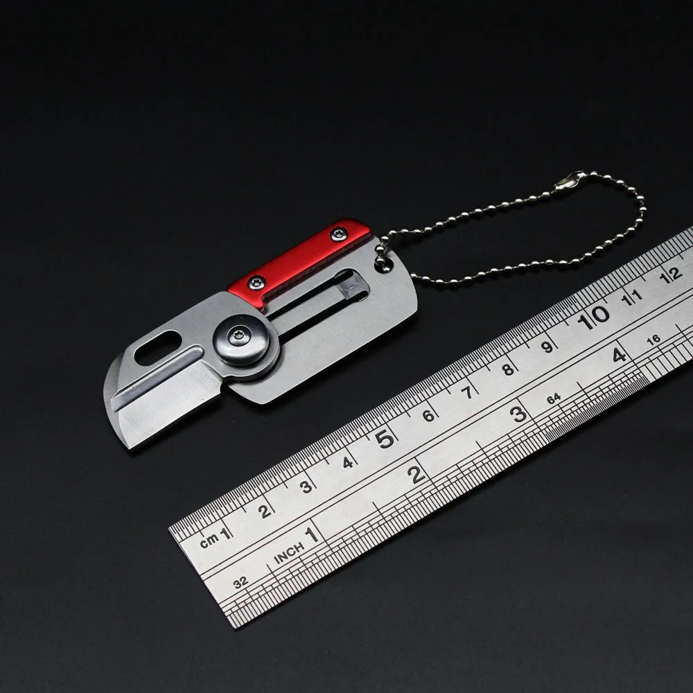 Мини Портативный Dog Tag ножи для кемпинга выживания спасения раза охотничий нож