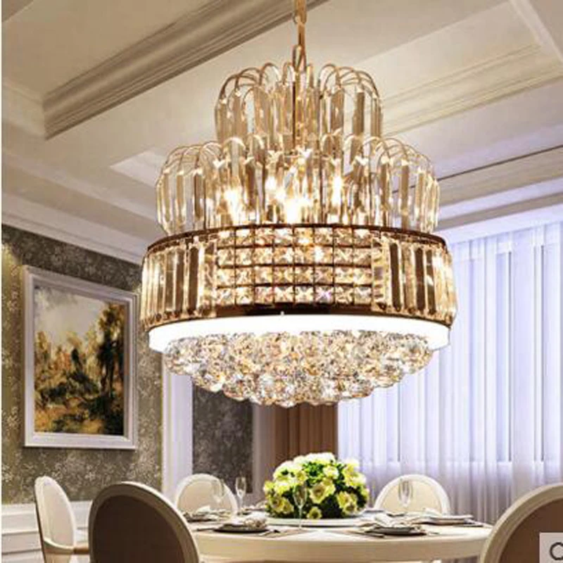 Европейская хрустальная люстра светодиодный светильник для ресторана