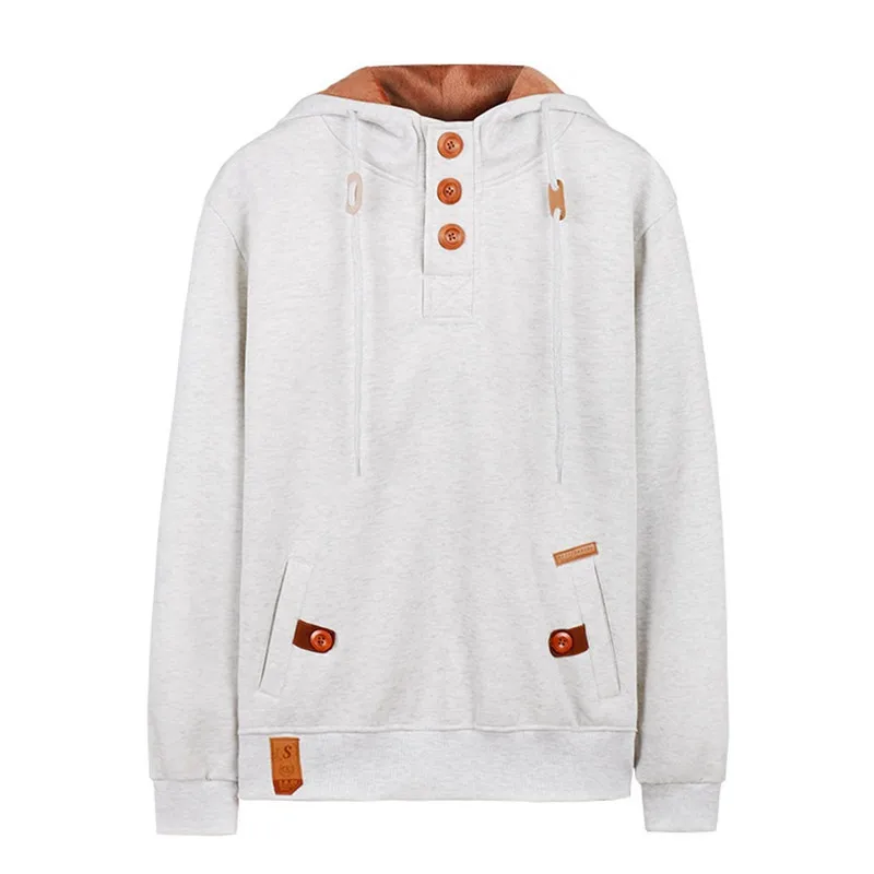 2015 New Design Causal Mens Hoodies Male Fashion Sportswear Outerwear Man Outdoor Sports Tracksuit Sweatshirt Size M to 3XL | Мужская