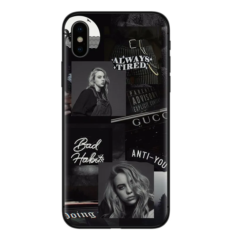 Billie eilish rainbow blohsh глаза океана Мягкий ТПУ силиконовый чехол для телефона для iPhone 11 Pro XS Max X XR 8 7 6 6S Plus 5S E - Цвет: T4244