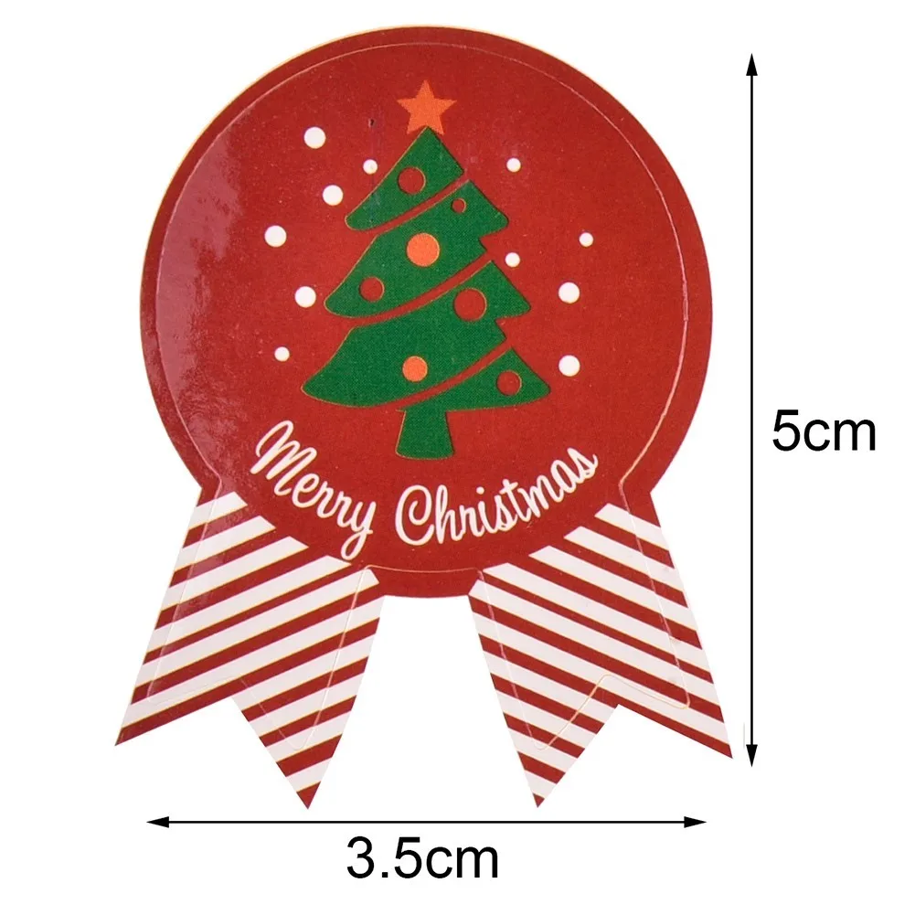 80 шт./лот милые рождественские Стикеры с уплотнением наклейки имбирным печеньем