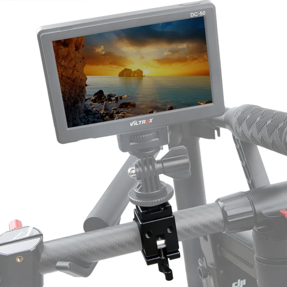 NICEYRIG 25 мм стержневой зажим с холодным башмаком для Dji Ronin M / MX Gimbal Stabilizer резьбовым