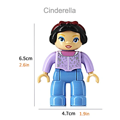 Строительные блоки персонажи серии family фигурки совместим с Duplo кирпичи Duplo совместимые фигурки пластиковые игрушки Детский подарок