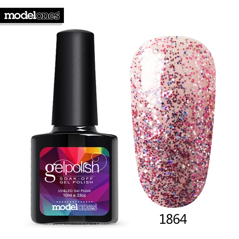 Modelones гель лак для ногтей Рождественская серия 10 мл УФ гибридные ногти Vernis Маникюр для нейл-арта впитывающий гель для ногтей - Цвет: 1864