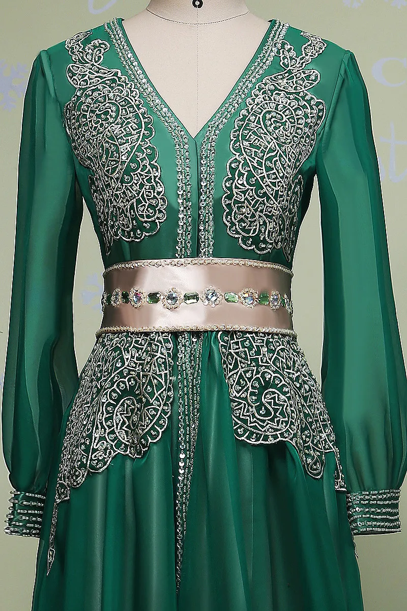 Мусульманское арабское платье вечерние платья 2020 новое с длинным рукавом