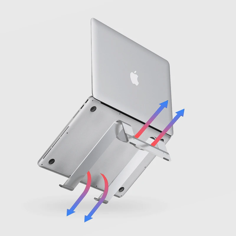 Алюминиевая Подставка для ноутбука охлаждающая подставка MacBook Air Pro 13 Настольная