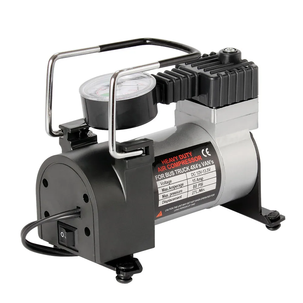 Сверхмощный портативный 12V воздушный компрессор 140PSI шины для грузовика