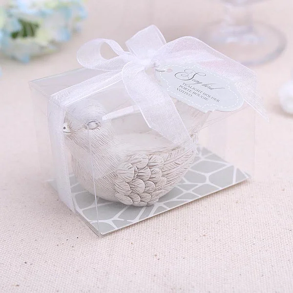 Свадебные сувениры Подсвечник Songbird для чая подсвечник Love Bird 100 шт./лот Бесплатная