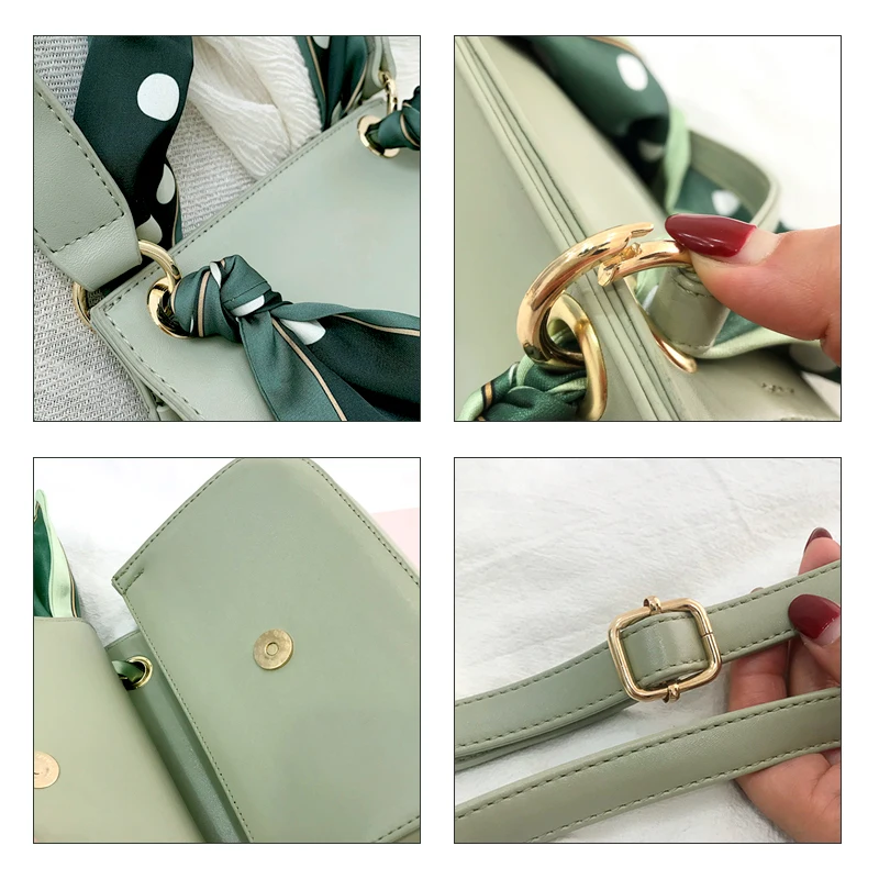 Carf Saddle сумка мессенджер Женская 2019 Новая Элегантная зеленая модная через плечо