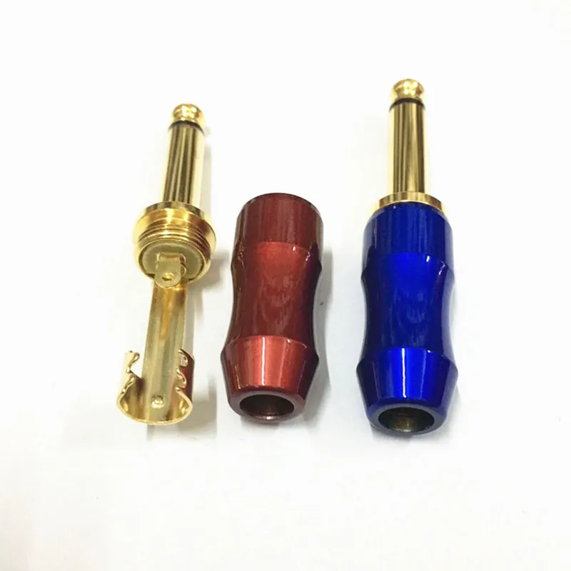 10 шт. разъём с золотым и медным покрытием 1/4 дюйма 6 35 мм|connector plug|connector rs232connector rca |