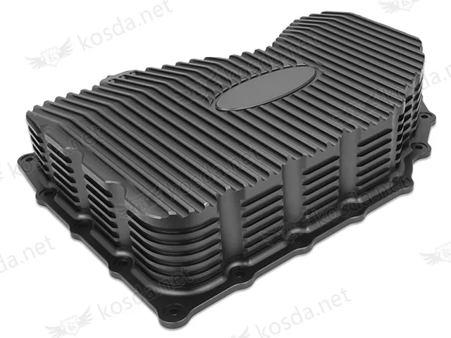 Серый Алюминий для EA888 моторное масло поддон масляный поддон для Volkswagen для Golf 67 GTI Audi S3 Skoda Octavia и сиденье Leo автомобиль MQB двигатель синий - Цвет: Серый