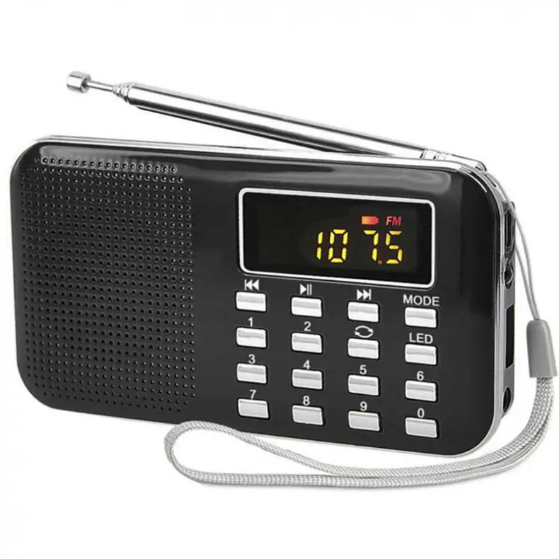Портативное FM радио портативное am fm radyo MP3 телефон музыкальный плеер динамик