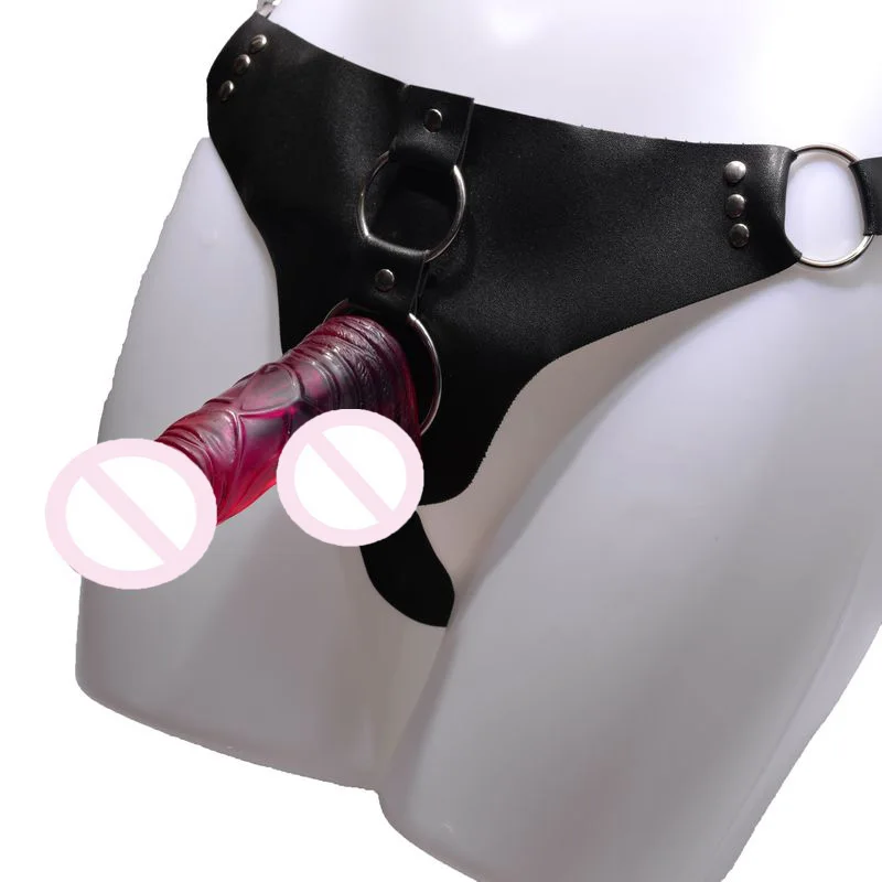 (2 фаллоимитатора) желейные ремешки для пениса на фаллоимитатор женщин страпон