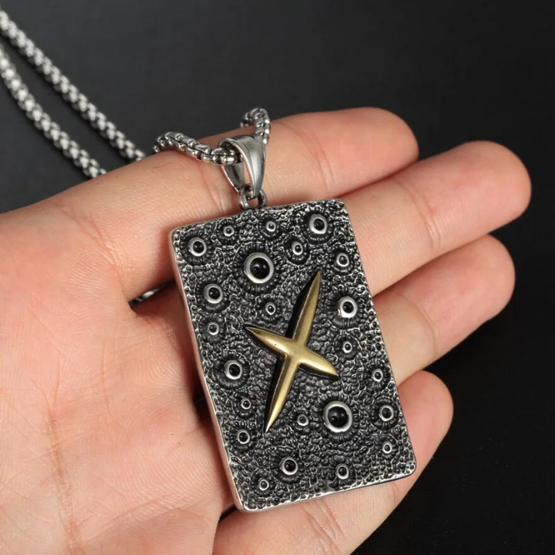 EDC инструмент из нержавеющей стали паровозик Метеор Мужская подвеска титановая