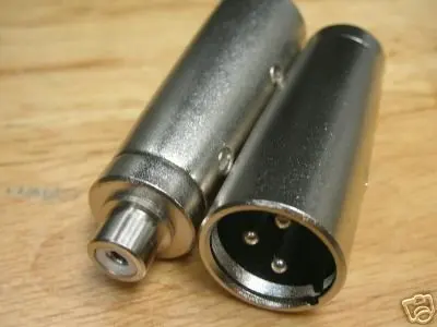 3-контактный разъем XLR Male для RCA Female Jack Adapter коннектор RXB | Обустройство дома