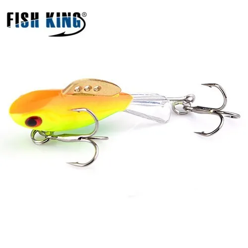 as photo FISH KING 1 шт. приманки для подледной рыбалки зимняя приманка жесткая балансировочная приманка для ловли свинца - Цвет: as photo