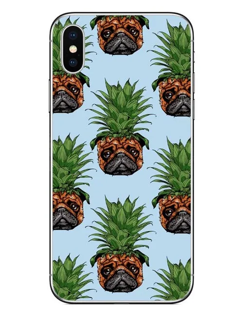 Милый мультяшный собачий чехол для телефона iPhone X 10 6 S 7 8 Plus 5 5S модный ретро с милым