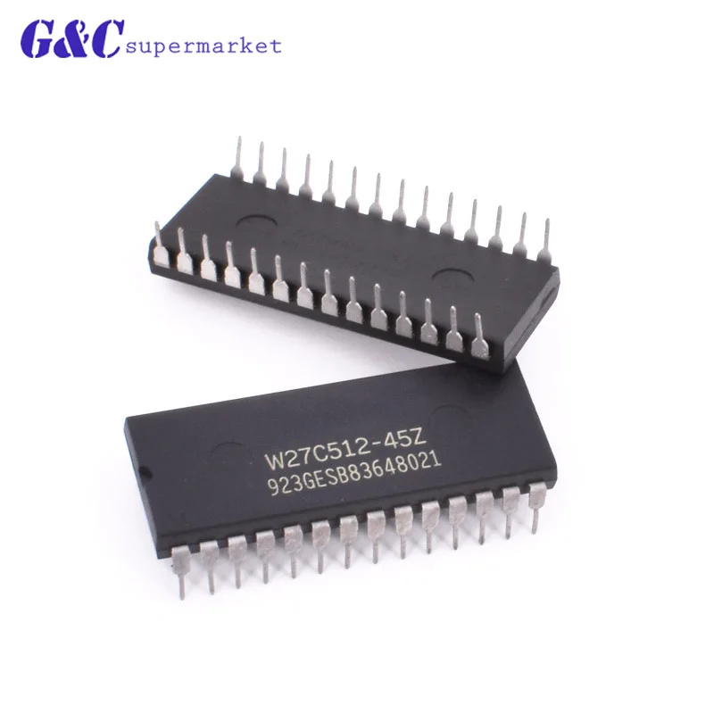 10 шт. электронно стираемый EPROM IC W27C512-45Z DIP28 W27C512-45 W27C512 64K X 8 | Электронные компоненты