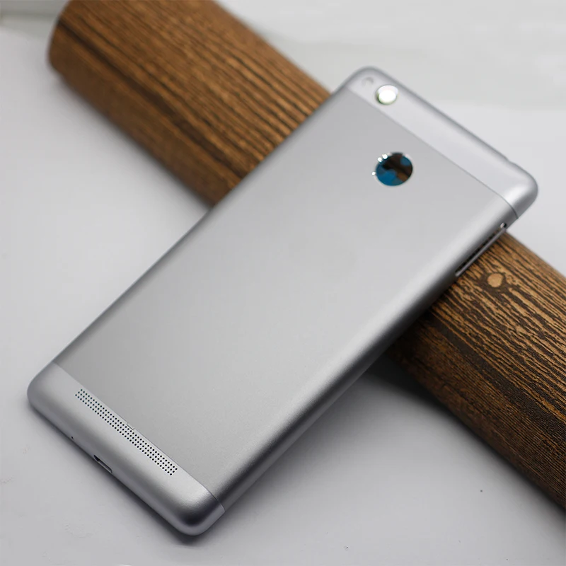 Gray YILIZOMANA Замена задней крышки батареи Чехол для Xiaomi Redmi 3 S/Redmi 3 Pro с боковыми кнопками Дверь чехол на заднюю крышку+ Инструменты - Цвет: Gray