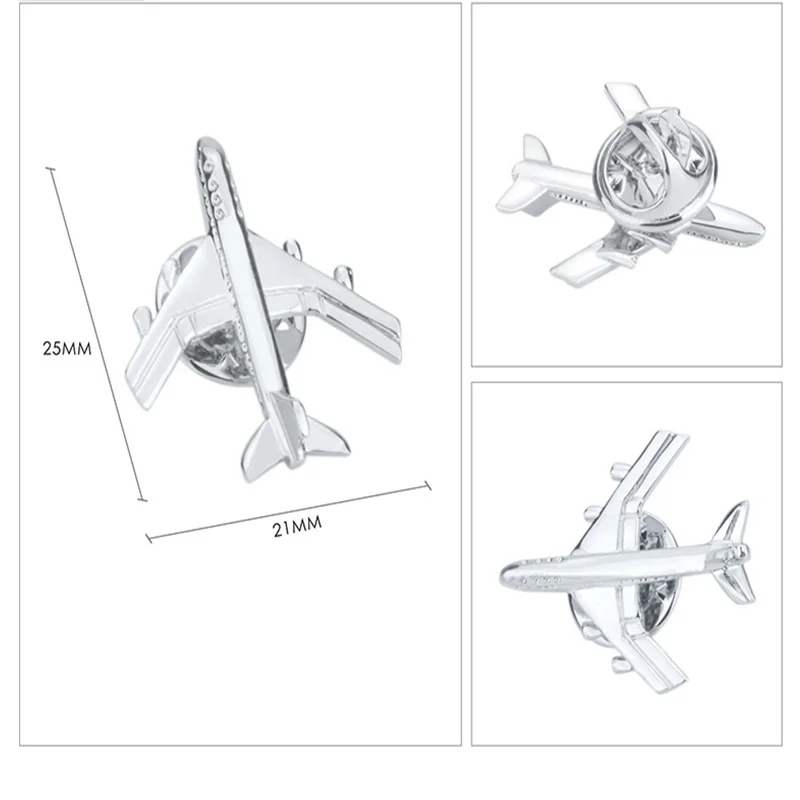 Европейская американская авиационная брошь ювелирная Мужская булавка для