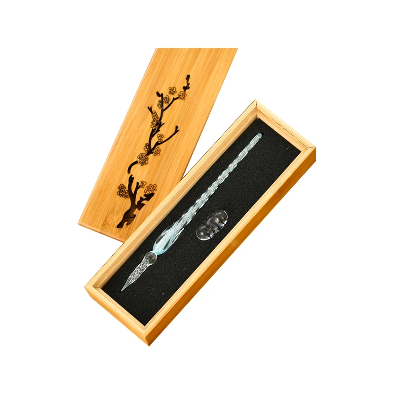Стеклянная Ручка dip pen подарочный набор персонализированная японская ручка Sichuan с