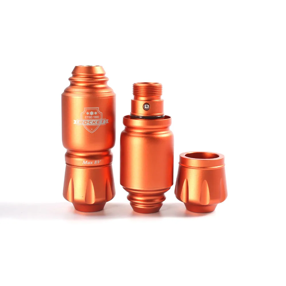 Роторная тату машинка Rocket mini с мощным мотором короткого размера для лайнера и