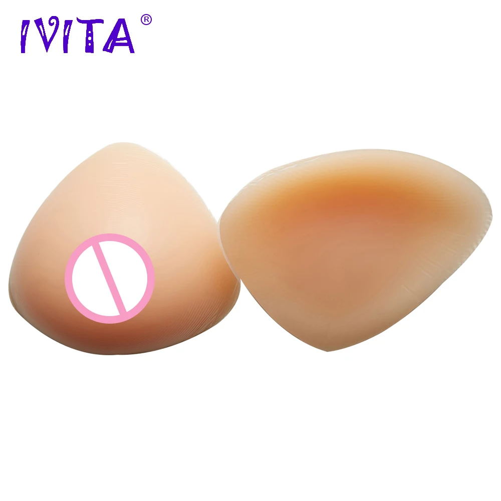 IVITA 1600 г пара искусственные реалистичные силиконовые формы груди поддельные