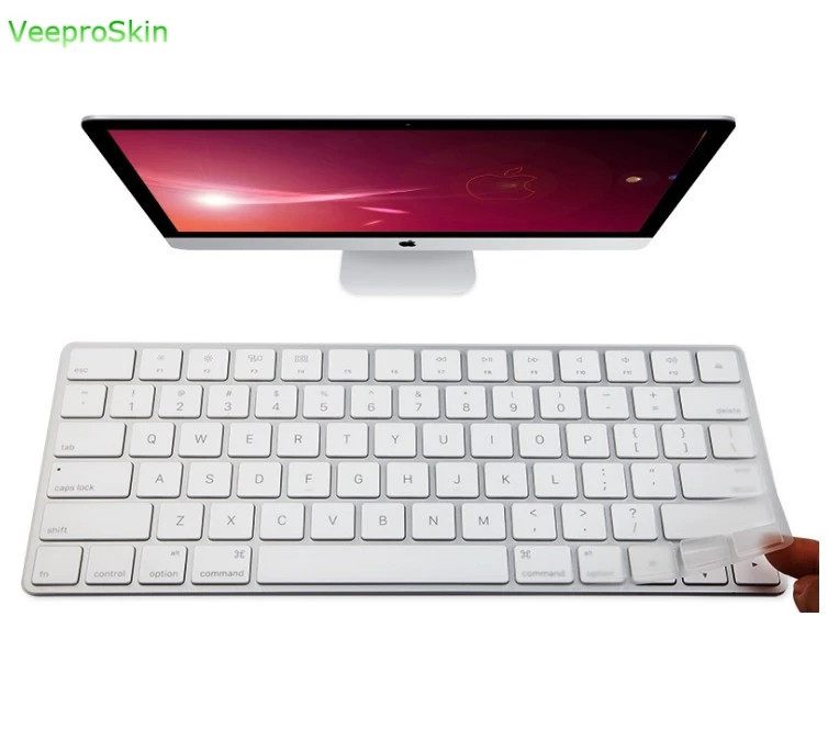 Прозрачная клавиатура для Apple Magic G6 A1843 iMac desktop US макет 2015 2017 2018 2019 Силиконовая