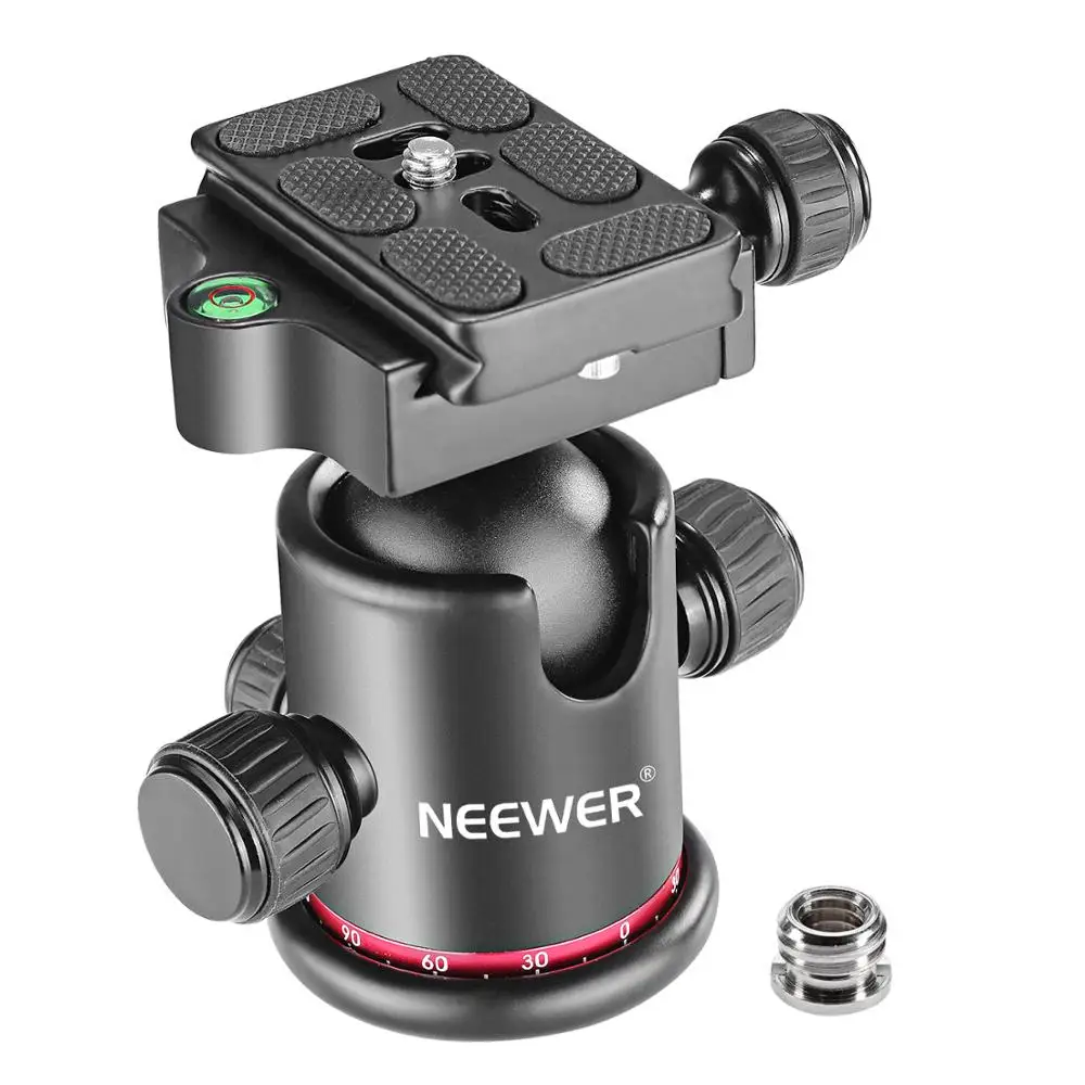 Neewer Профессиональный металл 360 градусов вращающийся панорамный шаровой головкой