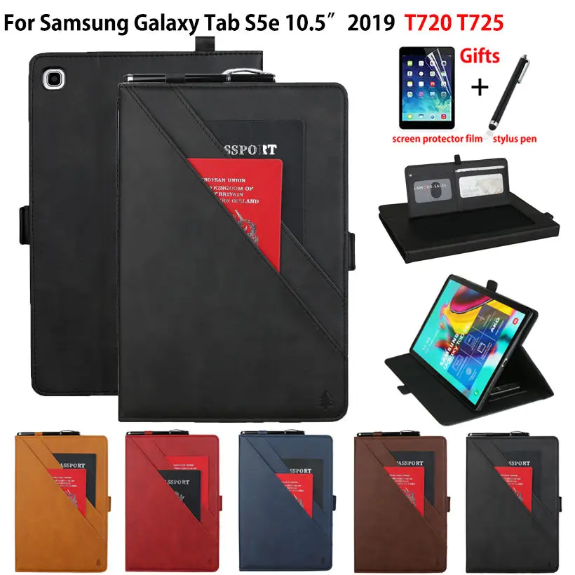 Чехол для Samsung galaxy tab S5e 10 5 2019 SM-T720 SM-T725 T720 чехол планшета Многофункциональная