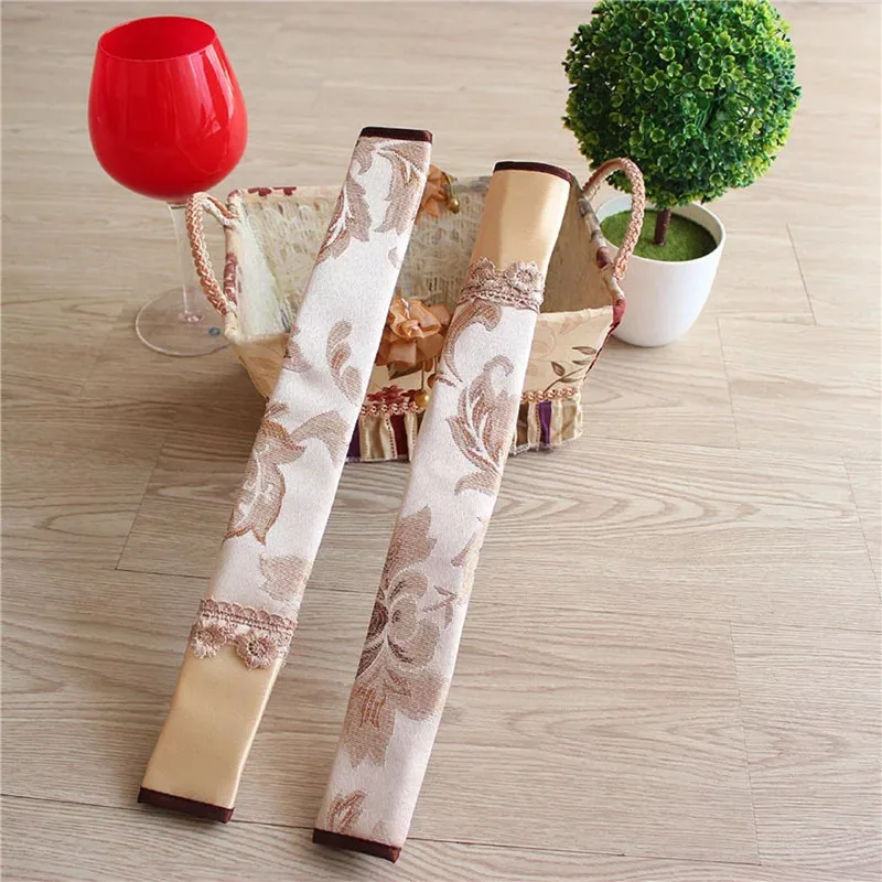 

2019 ручка холодильника защитный чехол с вышивкой, крышка дверной ручки духовки, крышка дверной ручки холодильника