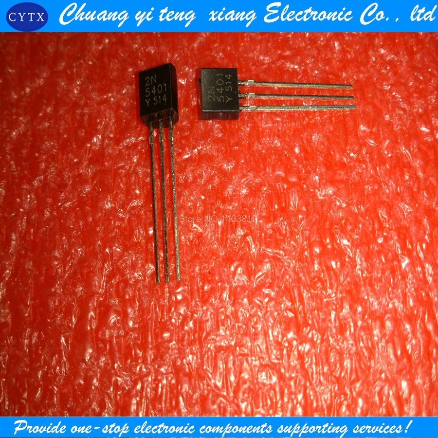 

2N5401 0.3A150V PNP TO-92 100 шт
