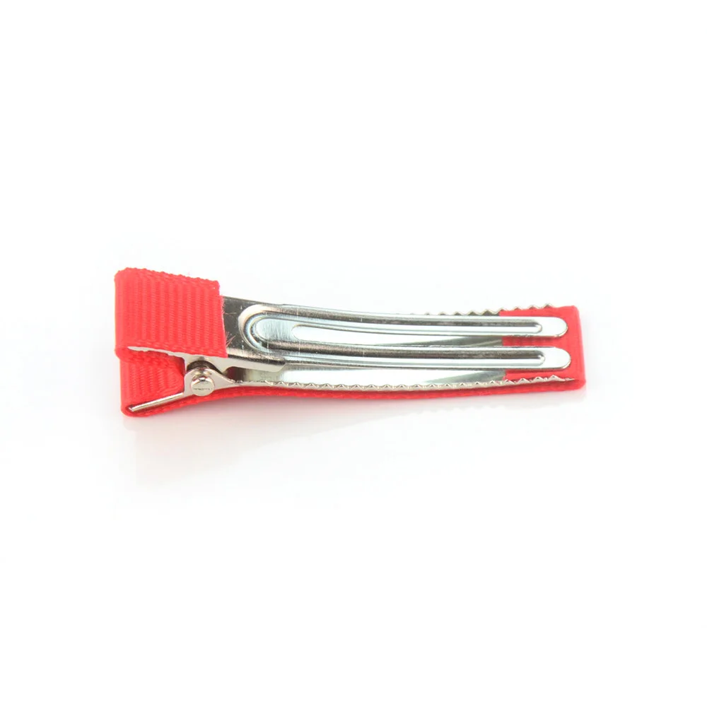 60pcs/lot 2&quot Baby Girls Hairpins Duckbill Clip With Grosgrain Ribbon Hair Band Kids Clips Headwear Accessories 66B286 | Детская