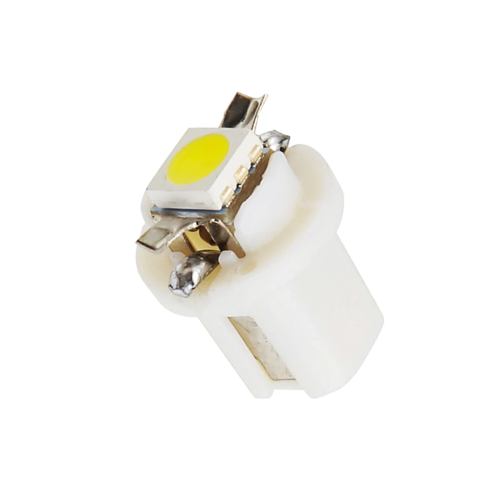 10 шт. T5 светодиодный 5050 SMD лампа автомобиля манометр Speedo Dash лампы B8.5D 509T B8.5