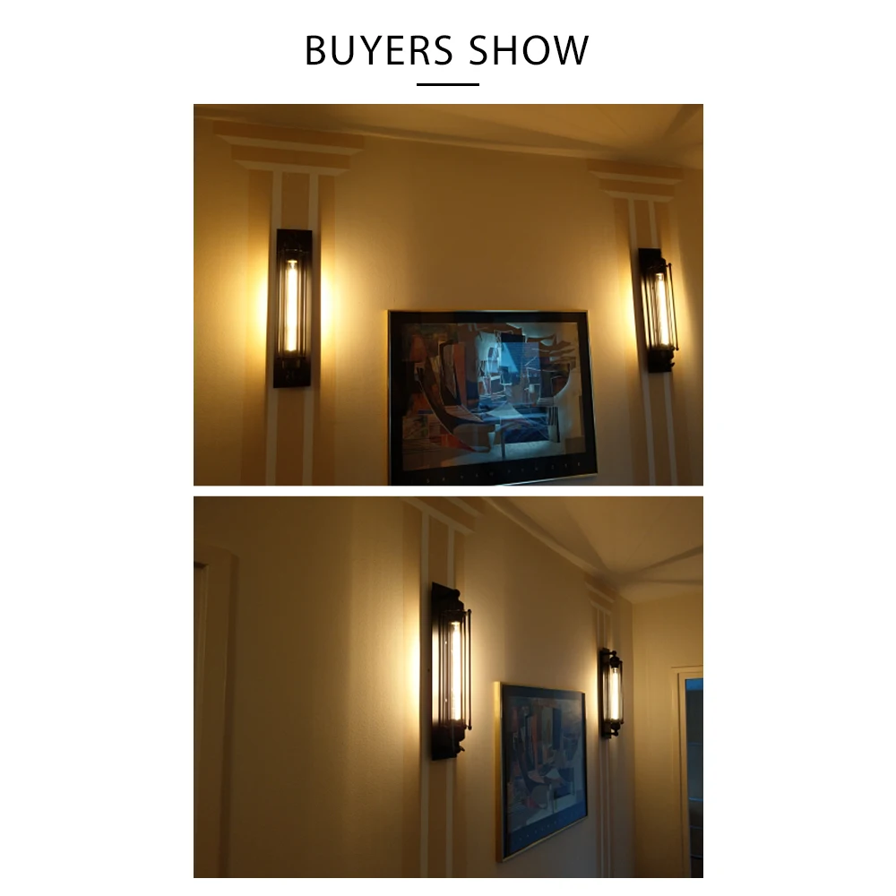 Промышленная настенная лампа винтажный настенный светильник E27 для спальни