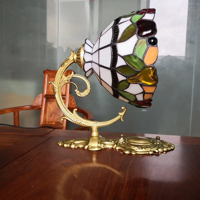 Настенный светильник FUMAT средиземноморский Tiffanylamp вишневый виноградный