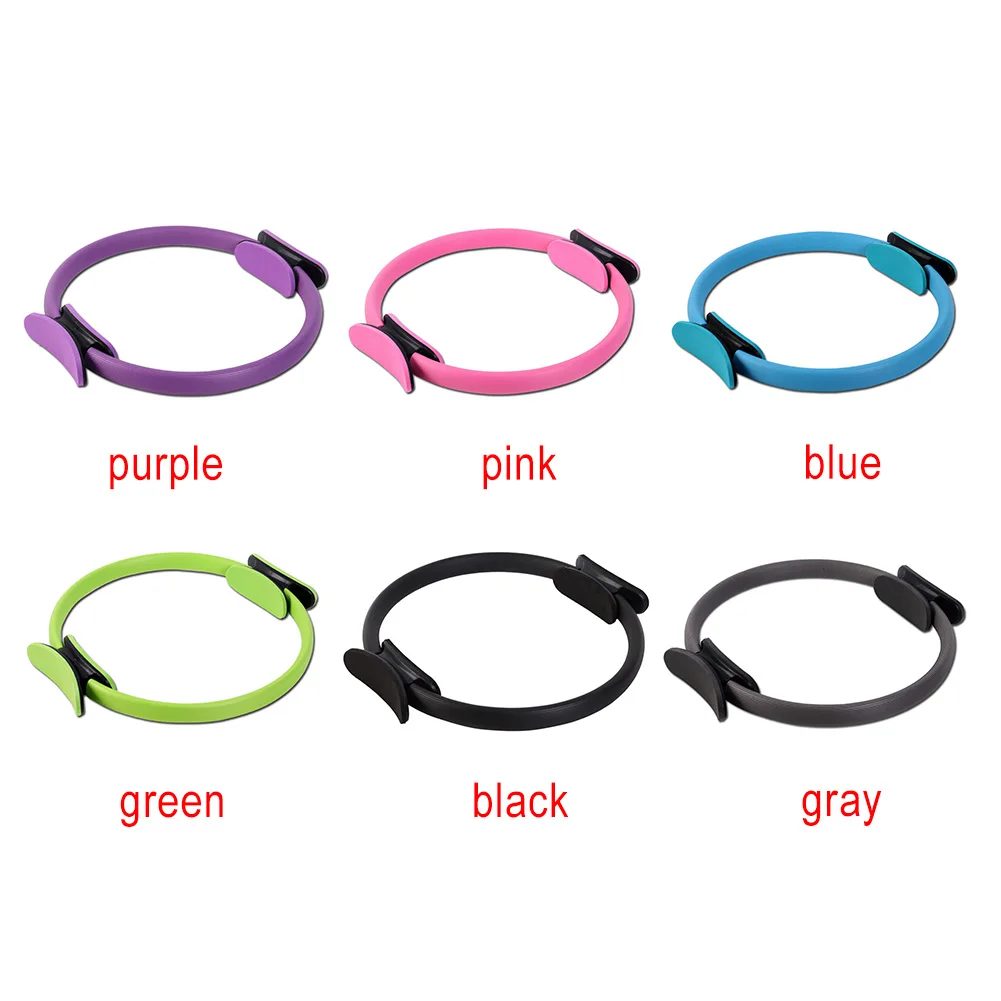 Dual Grip Pilates Circle Yoga Wheel Gymnastic Ring Gym Workout Back Training Tool Home Slimming Fitness Equipment | Спорт и