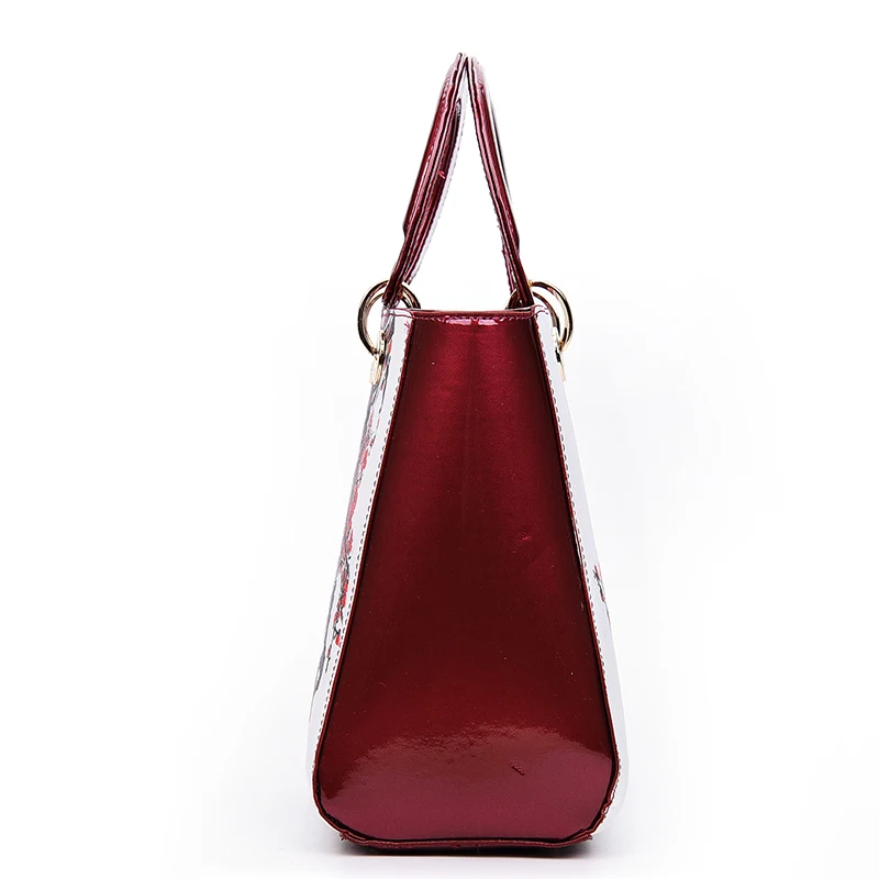 Роскошь Ствол Женщины Мультфильм Печати Мешок Основной Сумки Известный Бренд pu