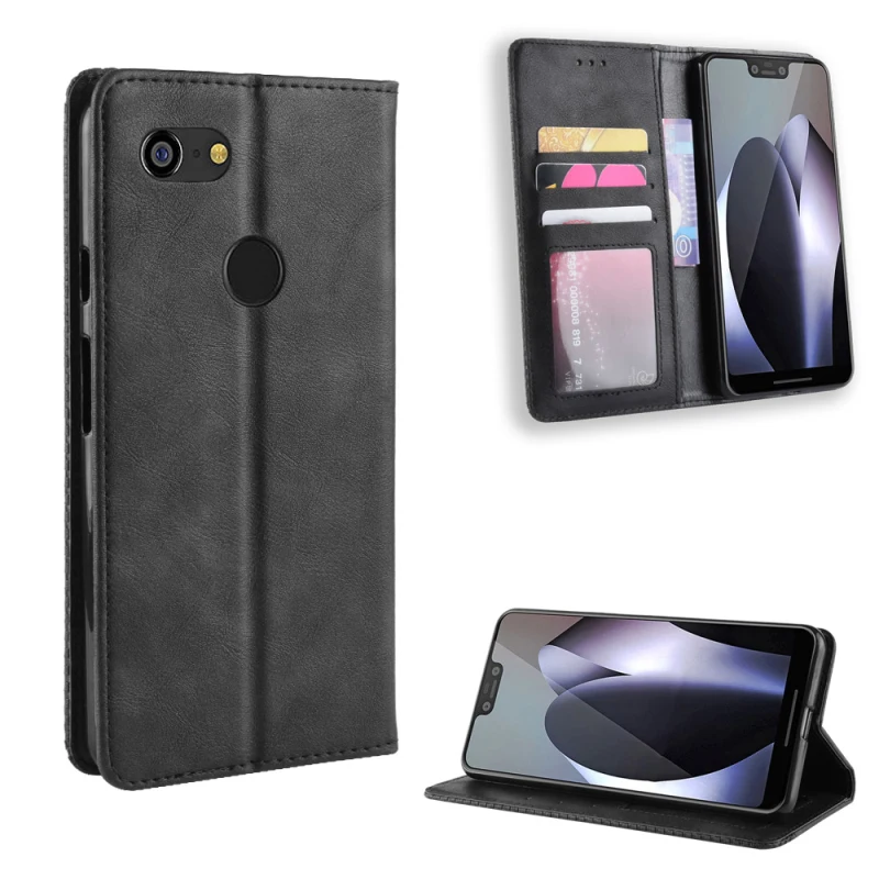 Для Google Pixel 3 3XL чехол с магнитной кожаной откидной подставкой Чехол для телефона XL