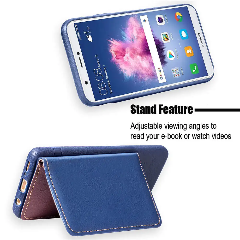 Кожаный чехол для Huawei P Smart Z P30 P40 P20 Pro 20 Mate 10 lite E Y7 2019 Y5 honor 8x 9x 7a 8a 10i|Бамперы| |