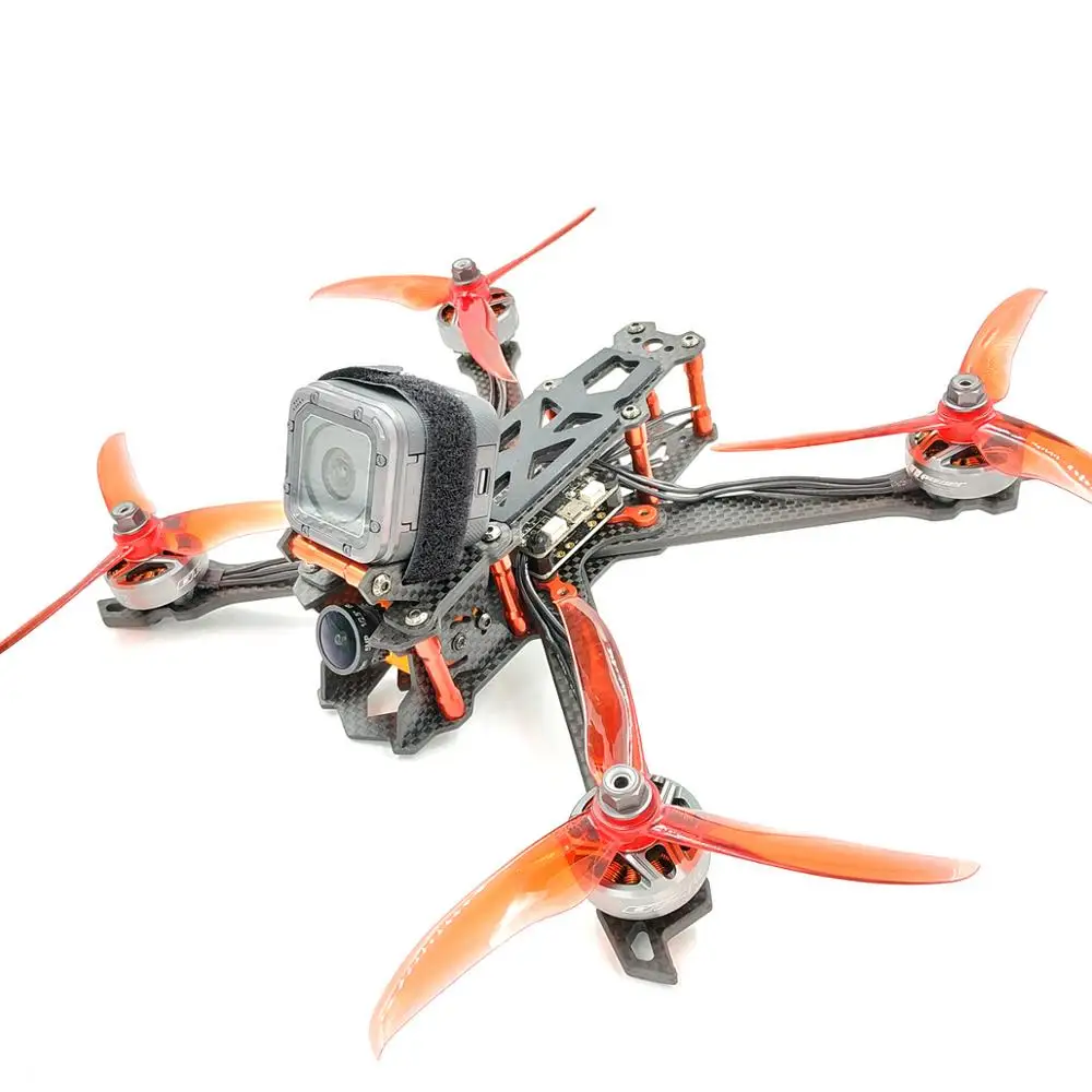 Квадрокоптер AlfaRC Fighter 5/6/7 дюймов Mark2 из углеродного волокна FPV растягивающийся