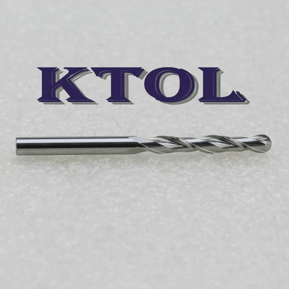 Двойной большой флейта концевой фрезы Фрезы Инструменты для гравировки с ЧПУ 10