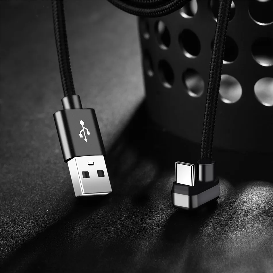 ROCK usb type C игровые Кабели Кабель usb type-c для Xiaomi Oneplus LG Nexus 5x huawei samsung Letv type c провод металлический нейлон