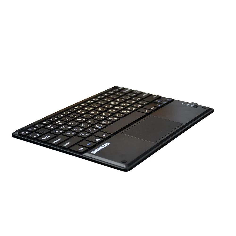 

Zienstar 10 inch Wireless Bluetooth Keyboard with Touchpad,Russia Letter For Ipad/PC Computer/ Samsung Tab/ Tablet