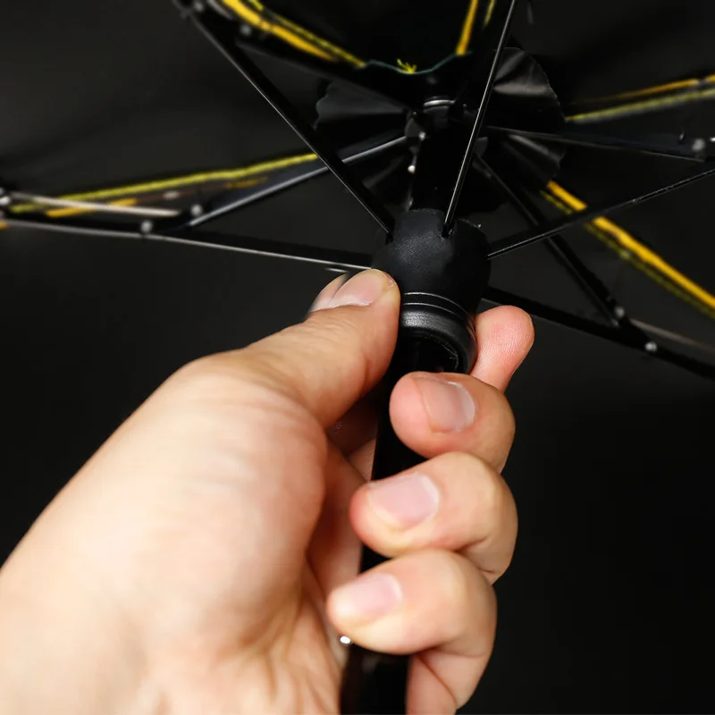 New Show Brown Bear Five Folding Mini Pocket Black Coating Parasol Umbrella Rain Women Kids Paraguas Easy To Carry Parapluie | Дом и сад