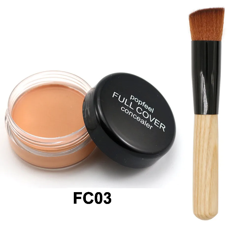 Основа для макияжа телесный консилер тональное средство + Кисть лица maquiagem cosmeticos